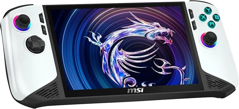 Žaidimų konsolė MSI Claw 8 AI+ A2VM-091 Polar Tempest Edition - 8 colių FHD+ IPS 120Hz ekranas, Intel Core Ultra 7 258