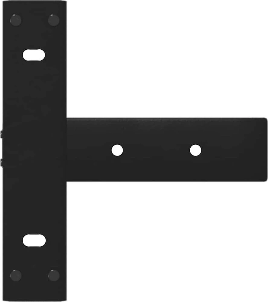 konsolės stalo kojos, T formos, 2 vnt., juoda, 20x28x(72-73)cm