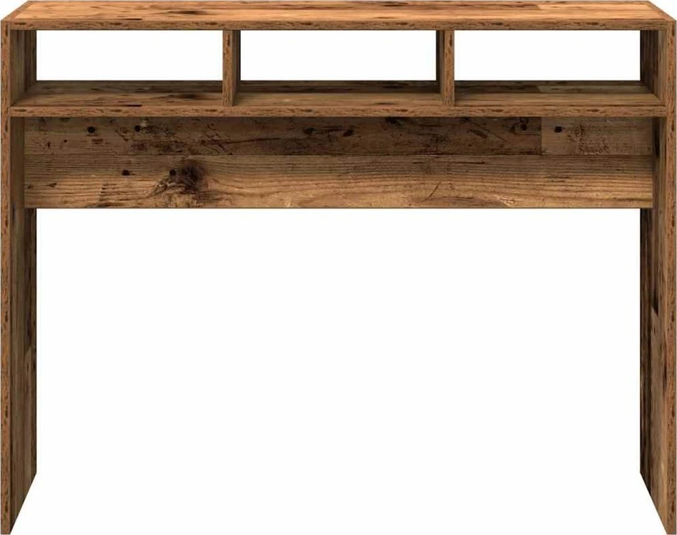 konsolinis stalas Senas medis 105x30x80 cm Inžinierinė mediena