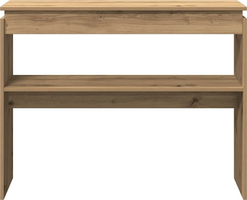 Konsolinis staliukas, artisano ąžuolo, 102x30x80cm, mediena