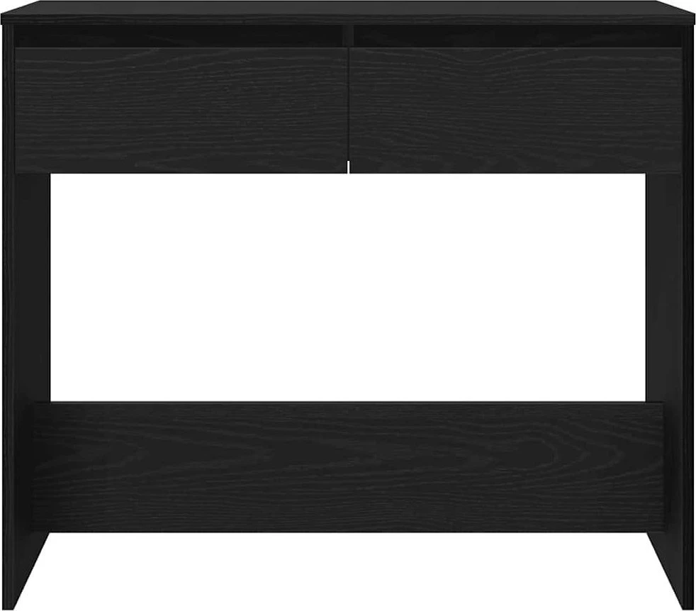 Konsolinis staliukas, juodo ąžuolo spalvos, 89x41x76,5 cm, inžinerinė mediena