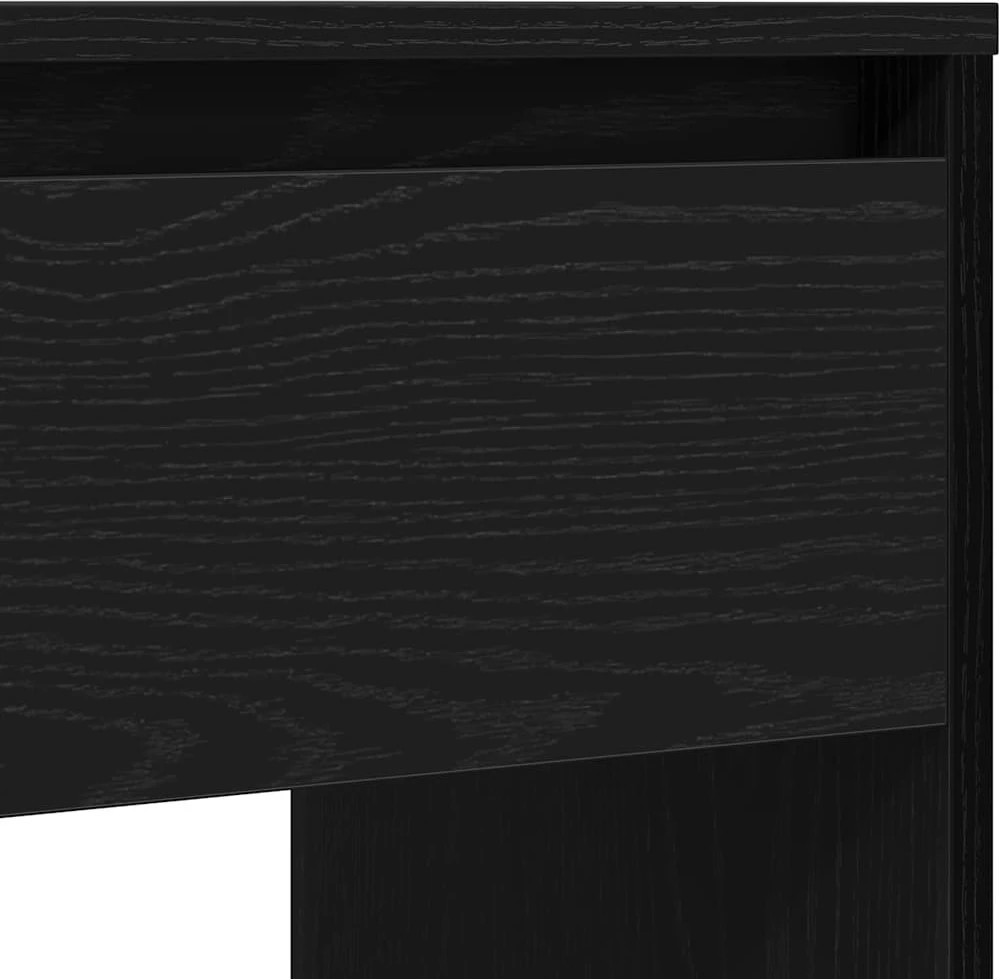 Konsolinis staliukas, juodo ąžuolo spalvos, 89x41x76,5 cm, inžinerinė mediena