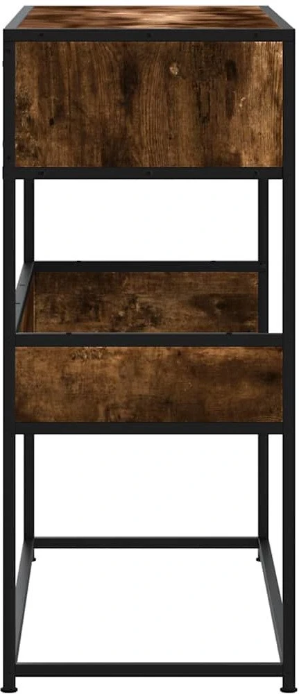Konsolinis staliukas, dūminio ąžuolo, 90x35x80cm, mediena
