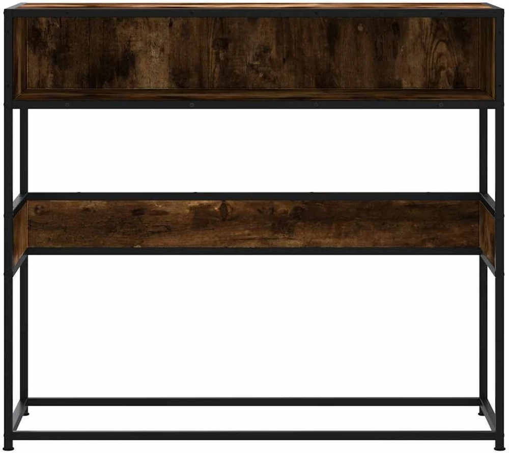 Konsolinis staliukas, dūminio ąžuolo, 90x35x80cm, mediena