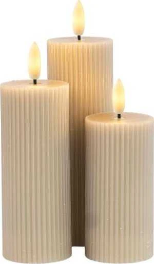 Konstsmide Sirius Home 80271, Šviesos dekoratyvinė figūrėlė, Smėlio spalvos, Aplinkos šviesa, 1 lemputė(-s), LED, Baterija