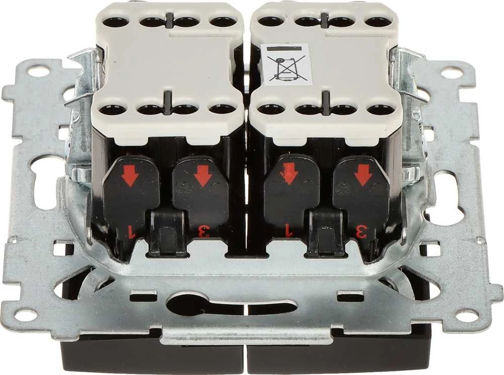 Kontak Simon DOUBLE INTERMEDIATE SWITCH DW7/2.01/X/49-SIMON54 250 V 10 A