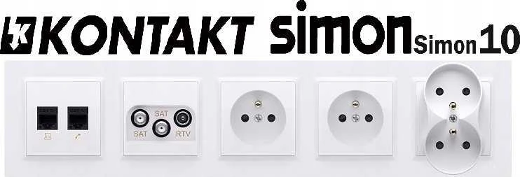 Kontakt Simon „Contact-Simon Lizdas“ antena Simon 10 CASP.01/49 R-TV-SAT pralaidumo modulis, 1x įvestis: 5MHz-2.4GHz juoda kilimėlis