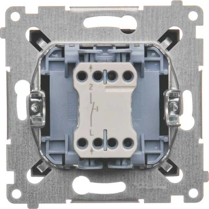 Kontakt-Simon Button šviesus antracitas - DS1.01 / 48