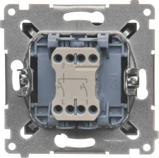 Kontakt-Simon Antracito užrakto mygtukas - DZP1.01/48