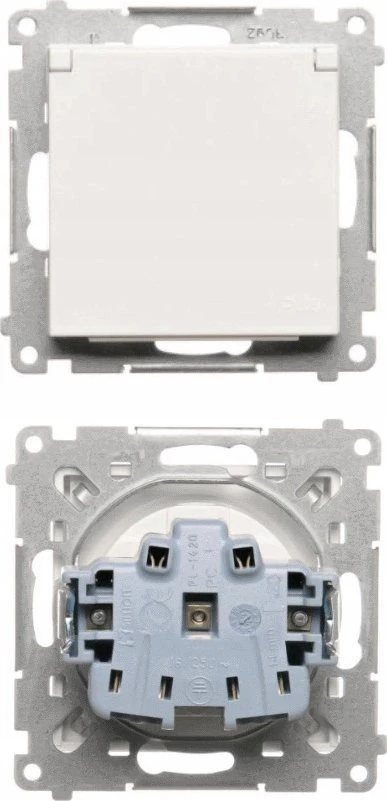 Kontakt Simon GN.1-KR.Z/U IP44 B.U. Baltas MATINIS SIMON55