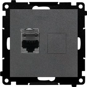 Kontakt Simon GN.1-KR.KOM.RJ45 K.6 P. GRAFIT.M.SIMON55