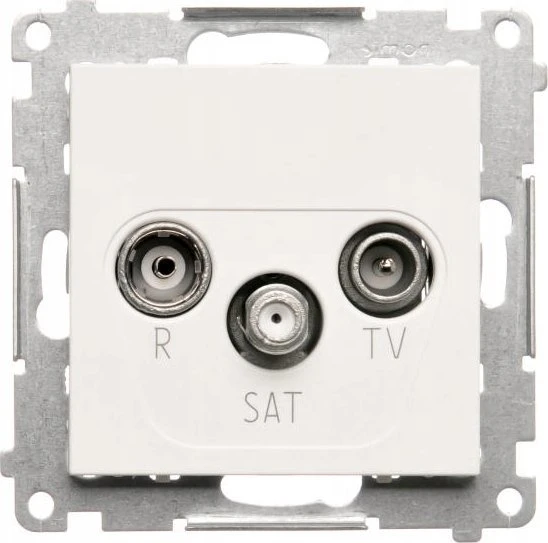Kontakt Simon Kontaktinis Simonas Lizdas, antenos R-TV-SAT 55 TASK.01/111 terminalo modulis. 1x Įėjimas: 5 MHz÷2,4 GHz balta kilimėlis