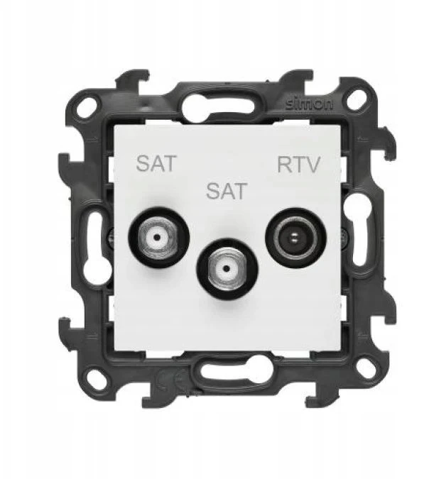 Kontakt Simon GN.2-KR.ANT.SAT-SAT-RTV 2WEJ.BIA.SIMON24