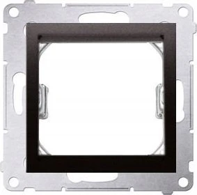 Juodas Simon 54 adapteris 45x45 mm