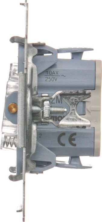 Kontakt Simon Kontaktas-Simon Simon 54 dvigubas mygtukas, uždarymo mechanizmas 10AX 250V (SP2M)