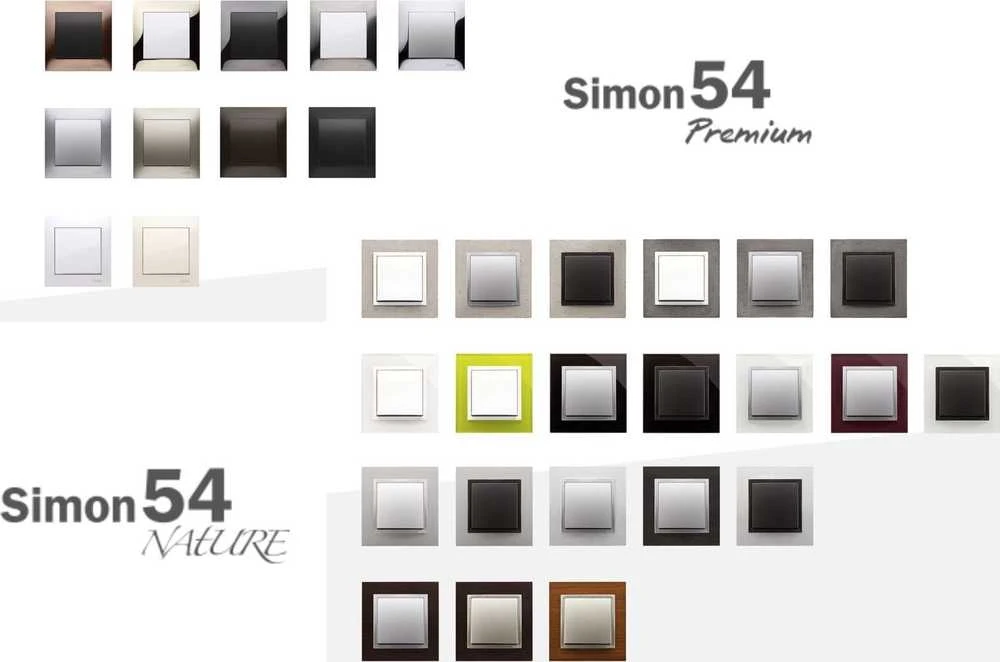 Kontakt-Simon Simon 54 GO Lighting mygtuko valdiklis - 2 5A išėjimai, išmaniuoju telefonu valdomas WiFi 230V (modulis) baltas DEW2W.01/11