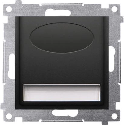 Kontakt-Simon Simon 54 LED šviestuvas 14V DC 0,42 W šilta balta 3100 K matinė juoda!Reikalingas 14V maitinimas DOS14.01/49