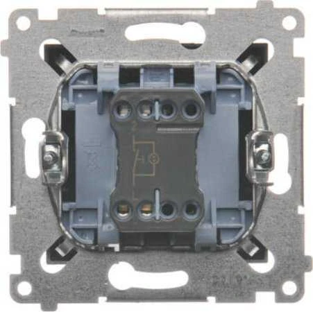 Kontakt-Simon Simon 54 Premium Bell mygtukas su LED foniniu apšvietimu (modulis) 16AX, 250V~, antracito prisukami gnybtai DD1AL.01/48
