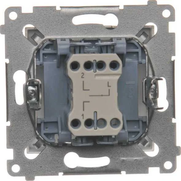 Kontakt-Simon Simon 54 trijų pozicijų 10A 250V aukso kilimėlis (DZW1K.01 / 44)