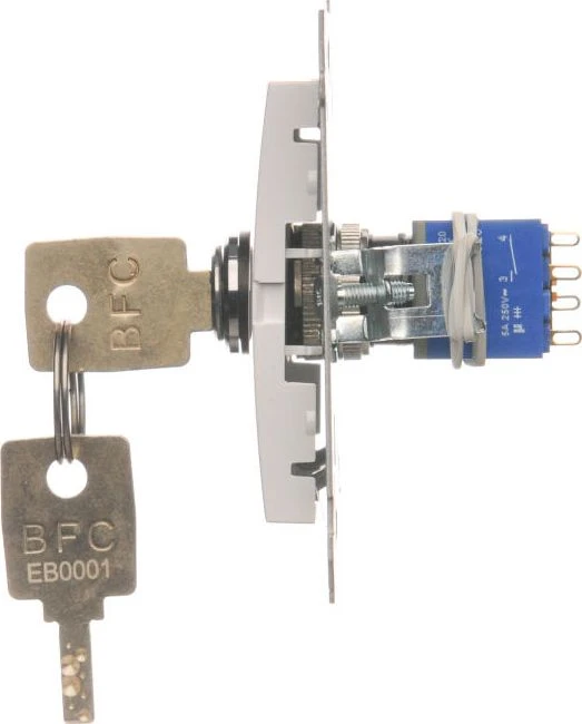Kontakt-Simon Simon 54 užrakto jungtis raktui 5A 230V balta (DPZK.01 / 11)