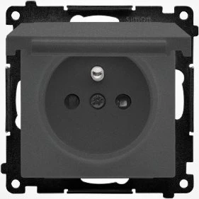Kontakt Simon GN.1-KR.Z/U IP44 GRAFIT.MAT SIMON55