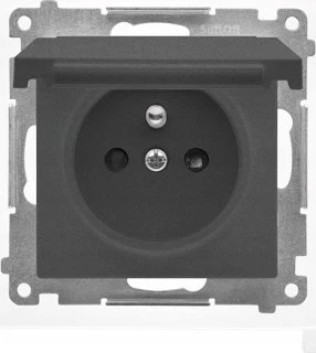 Kontakt Simon GN.1-KR.Z/U IP44 GRAFIT.MAT SIMON55