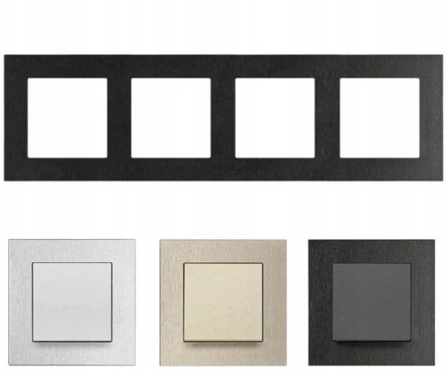 Kontakt Simon RAM.4-CR.NAT.INOX Juodas SIMON55