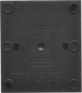 Kontakt Simon Kontaktai-Simon Simon Aquaclick Bell mygtukas, 10 AX, 250 V juodas ACD1/49