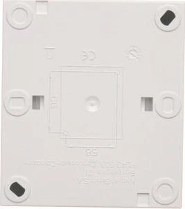 Kontakt Simon Contact-Simon Simon Aquaclick Bell mygtukas su šviesa, 10 AX, 250 V baltas ACD1L/11