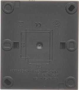 Kontakt Simon Contact-Simon Simon Aquaclick Bell mygtukas su šviesa, 10 AX, 250 V juoda ACD1L/49