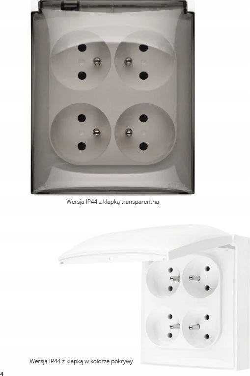 Kontakt Simon Kontaktai-Simon Simon Aquaclick Socket IP44, Schuko, dvigubas kompaktiškas, baltas atvartas ACGSZ2/11