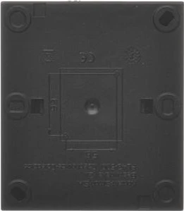 Kontakt Simon Contact-Simon Simon Aquaclick Button lemputė, 10 AX, 250 V juoda ACS1/49
