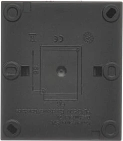 Kontakt Simon Contact-Simon Simon Aquaclick Vienpolis jungiklis su apšvietimu, 10 AX, 250 V juoda ACW1L/49