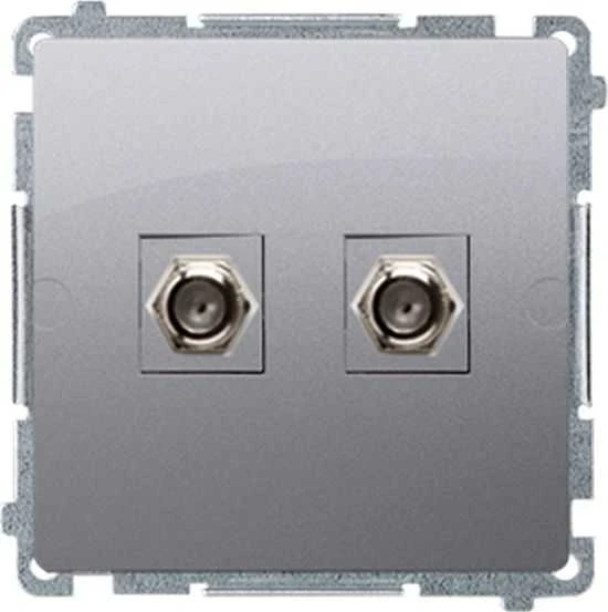 Kontakt Simon GN.2-KR.ANTENNA F STEEL INOX BASIC