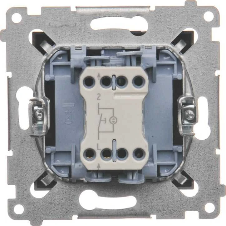 Kontakt-Simon Button šviestuvas antracitu apšviestas - DS1L.01 / 48