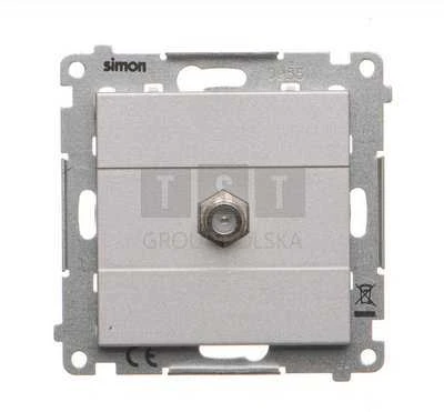 Kontakt Simon GN.1-KR.ANTEN."F" ALU.MAT SIMON55