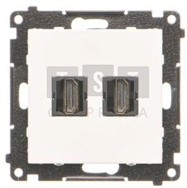 Kontakt Simon GN.2-KR.HDMI MATINĖ BALTA SIMON55
