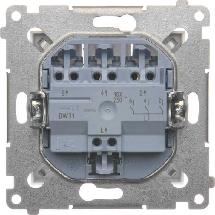 Kontak Simon TRIPLE SWITCH DW31.01/11-SIMON54 250 V 10 A