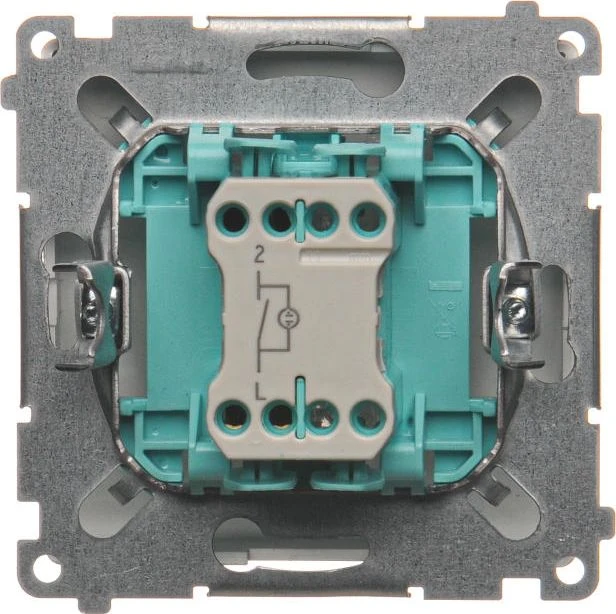 Kontakt Simon BMW1L.01/43 BASIC JUNGTIS Sidabrinis Matinis