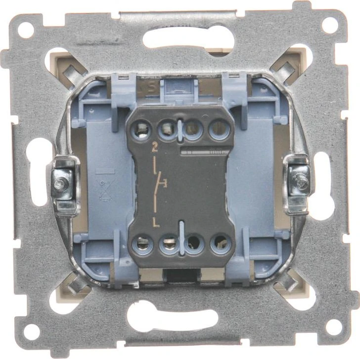 „Kontakt-Simon Simon 54“ vieno mygtuko 16AX 250V kremas (DP1A.01/41)