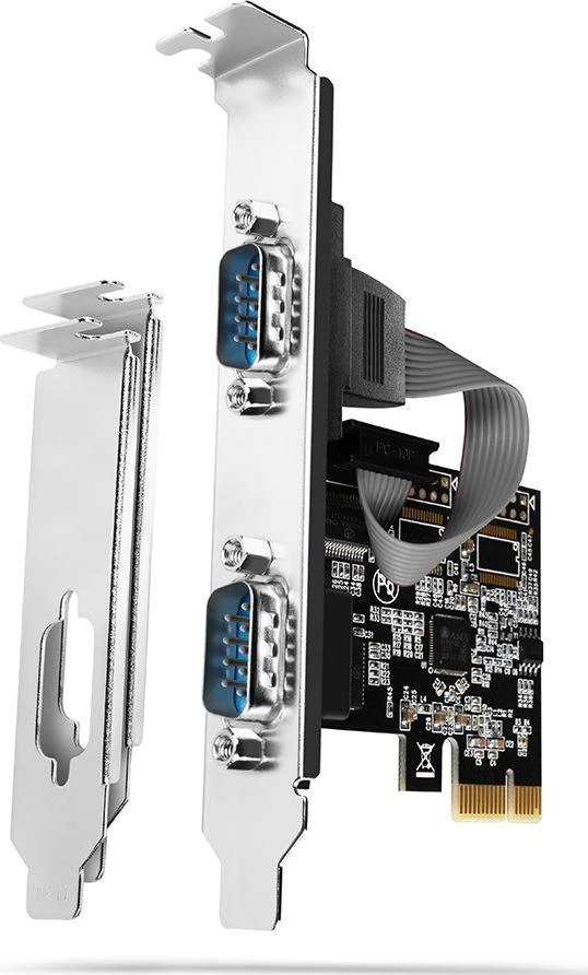 AXAGON PCI-Express kortele su dviem 250 kbps serijos jungtys | PCEA-S2N