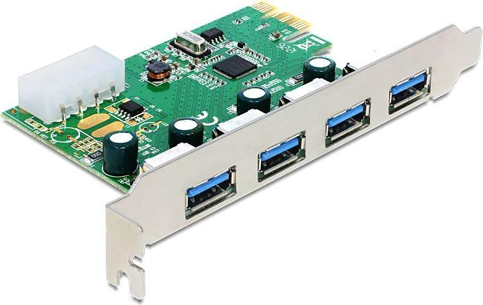 Delock PCI Express kortelė -> USB 3.0 4 prievadų NEC