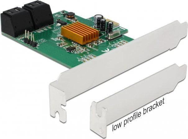„Delock PCIe 2.0 x1“ valdiklis – 4x SATA III (90382)