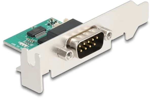 Kontroler Delock DeLOCK 90892 konwerter szeregowy/repeater/izolator USB 2.0 RS-232 Žalias, Nerūdijantis plienas