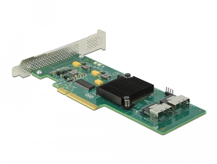 Kontroler Delock 8 prievadų SATA PCI Express x8 su jungiamaisiais kabeliais