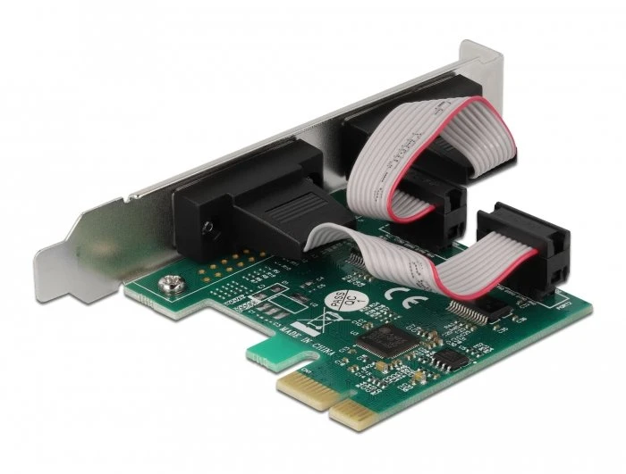 Kontroler Delock PCI Express x1 Karta do 2 x Szeregowy RS-232 (90046)