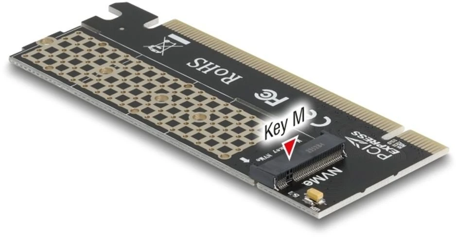 Delock PCI Express x16 Karte zu 1 x NVMe M.2 Key M