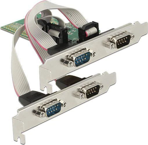 Delock PCI Express x1 Karte zu 4 x Seriell RS-232