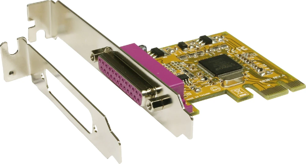 „Exsys PCIe x1“ valdiklis – LPT lygiagretusis prievadas (EX-44001)