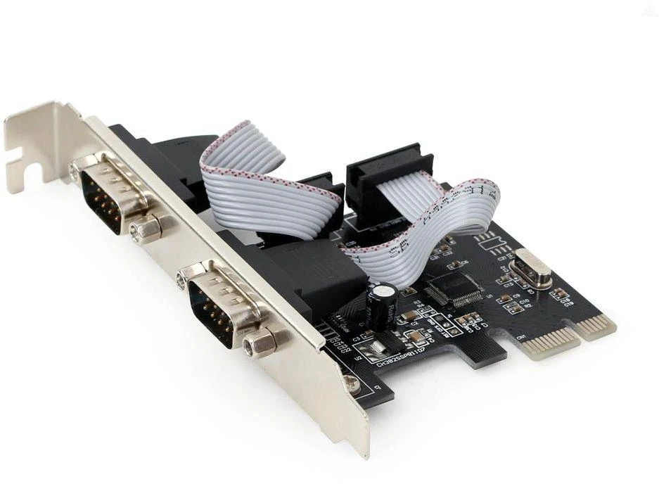 GEMBIRD SPC-22 PCI Express kortelė 2x serijinė žemo profilio